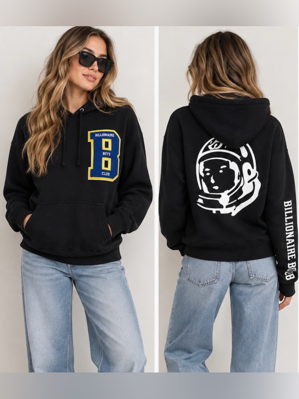 Billionaire Boys Club BB Letter Hoodie - Size Large